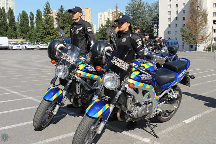 Украинская полиция получила новый вид транспорта