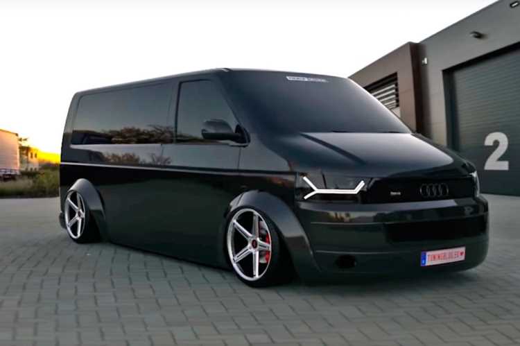 Audi TS6-V8 - модифікований VW Transporter T6 із зовнішністю Audi RS 6